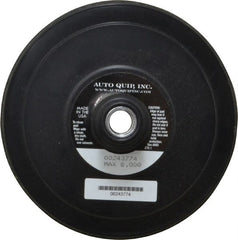 AutoQuip - 6" Diam Hook & Loop Disc Backing Pad - Firm Density, 8,000 RPM - Exact Tooling