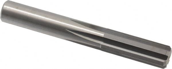 M.A. Ford - 9/16" Solid Carbide 6 Flute Chucking Reamer - Straight Flute, 0.535" Straight Shank, 1-1/2" Flute Length, 4" OAL - Exact Tooling