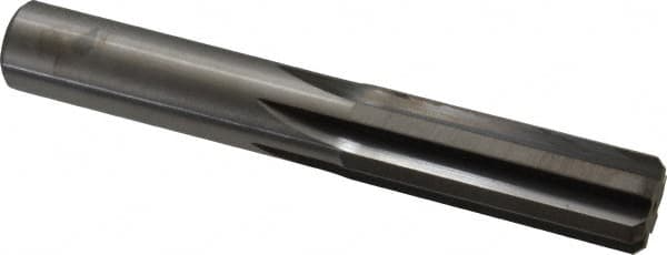 M.A. Ford - 19/32" Solid Carbide 6 Flute Chucking Reamer - Straight Flute, 0.565" Straight Shank, 1-3/4" Flute Length, 4" OAL - Exact Tooling
