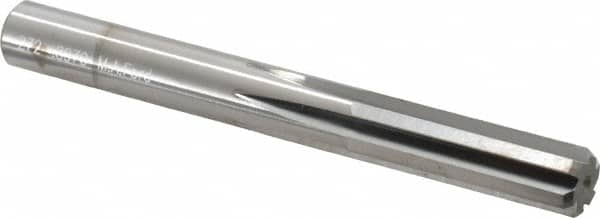 M.A. Ford - Letter X Solid Carbide 6 Flute Chucking Reamer - Straight Flute, 0.38" Straight Shank, 1-1/4" Flute Length, 3-1/2" OAL - Exact Tooling