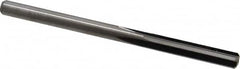 M.A. Ford - #9 Solid Carbide 4 Flute Chucking Reamer - Straight Flute, 0.19" Straight Shank, 1" Flute Length, 3" OAL - Exact Tooling