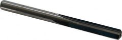 M.A. Ford - 1/4" Solid Carbide 4 Flute Chucking Reamer - Straight Flute, 0.244" Straight Shank, 1" Flute Length, 3" OAL - Exact Tooling