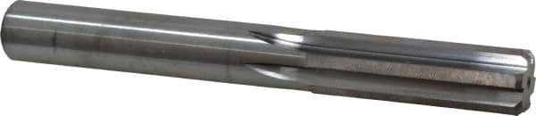 M.A. Ford - 1/2" Solid Carbide 6 Flute Chucking Reamer - Straight Flute, 0.47" Straight Shank, 1-1/2" Flute Length, 4" OAL - Exact Tooling