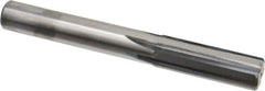 M.A. Ford - 1/2" Solid Carbide 6 Flute Chucking Reamer - Straight Flute, 0.47" Straight Shank, 1-1/2" Flute Length, 4" OAL - Exact Tooling