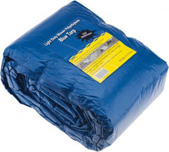 Value Collection - 60' Long x 40' Wide Polyethylene Tarp & Dust Cover - Blue - Exact Tooling