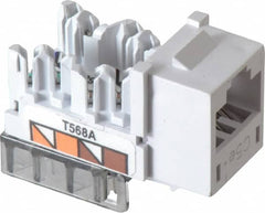 Hubbell - 8 Position, Cat5e Modular Jack - CSA Certified, RoHS Compliant, UL Listed - Exact Tooling