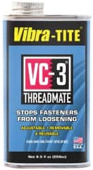 Vibra-Tite - 8.5 oz Can, Red, Low Strength Threadlocker - Series VC-3, 24 hr Full Cure Time, Hand Tool, Heat Removal - Exact Tooling
