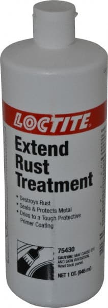 Loctite - 1 Qt Rust Treatment - 15 min Tack Free Dry Time, 30 min Recoat Dry Time, 24 hr Full Dry Time - Exact Tooling