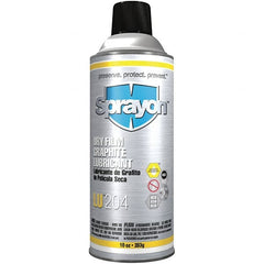 Sprayon - 10 oz Aerosol Dry Graphite Penetrant/Lubricant - Black, -40°F to 850°F, Food Grade - Exact Tooling