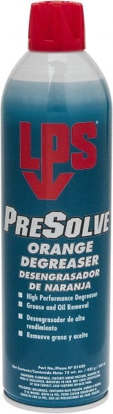 LPS - 20 oz Aerosol Cleaner/Degreaser - Aerosol, Orange - Exact Tooling