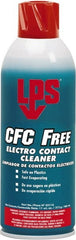 LPS - 11 Ounce Aerosol Contact Cleaner - 0°F Flash Point, Flammable, Food Grade, Plastic Safe - Exact Tooling