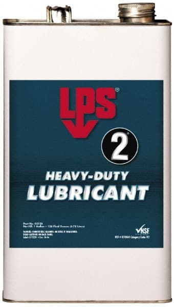 LPS - 1 Gal Can Nondrying Film Lubricant - Clear Amber, Food Grade - Exact Tooling