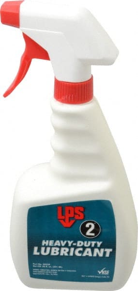 LPS - 20 oz Trigger Spray Bottle Nondrying Film Lubricant - Clear Amber, Food Grade - Exact Tooling