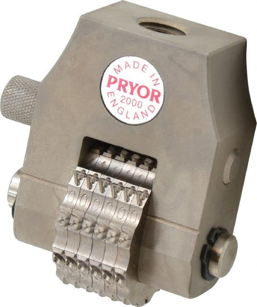 Pryor - 1/8 Inch Size, Numbering Head - Numbers, Hand or Machine Usage - Exact Tooling