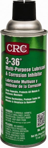 CRC - 11 oz Aerosol Nondrying Film Penetrant/Lubricant - Blue/Green & Clear, -50°F to 250°F, Food Grade - Exact Tooling