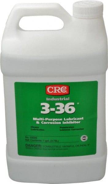 CRC - 1 Gal Bottle Nondrying Film Penetrant/Lubricant - Blue/Green & Clear, -50°F to 250°F, Food Grade - Exact Tooling