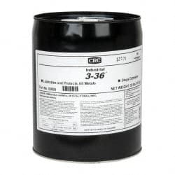 CRC - 5 Gal Pail Nondrying Film Penetrant/Lubricant - Blue/Green & Clear, -50°F to 250°F, Food Grade - Exact Tooling
