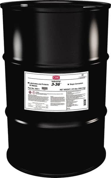 CRC - 55 Gal Drum Nondrying Film Penetrant/Lubricant - Blue/Green & Clear, -50°F to 250°F, Food Grade - Exact Tooling
