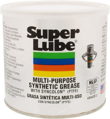 Synco Chemical - 400 g Can Synthetic General Purpose Grease - Translucent White, Food Grade, 450°F Max Temp, NLGIG 2, - Exact Tooling
