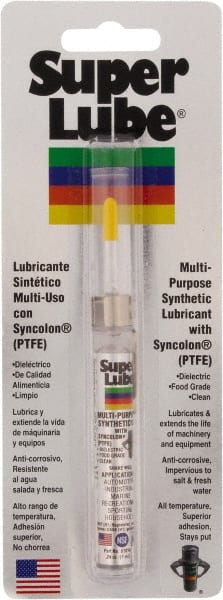Synco Chemical - 0.24 oz Precision Oiler Synthetic Multi-Purpose Oil - -42.78 to 232.22°F, SAE 85W, ISO 150, 681.5 SUS at 40°C, Food Grade - Exact Tooling