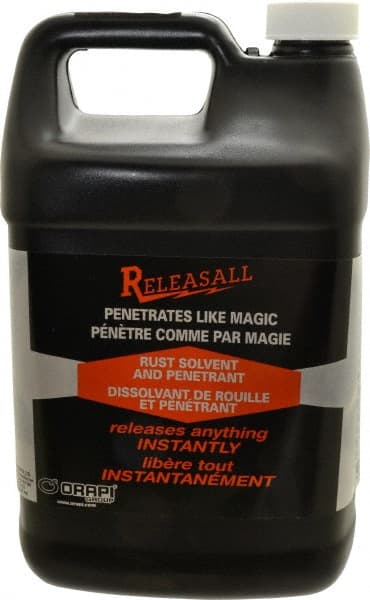 Releasall - 1 Gal Rust Solvent/Penetrant - Comes in Bottle - Exact Tooling