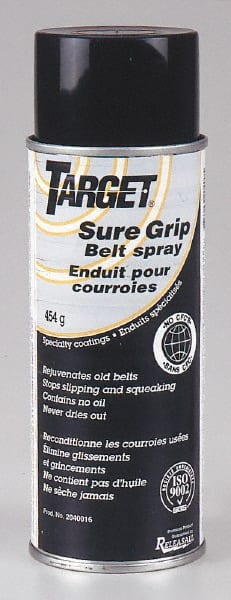 Releasall - 16 Ounce Container Clear Aerosol, Belt and Conveyor Dressing - Exact Tooling
