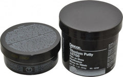 Devcon - 1 Lb Kit Gray Epoxy Resin Putty - 150°F (Wet), 350°F (Dry) Max Operating Temp, 16 hr Full Cure Time - Exact Tooling
