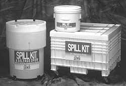 Brady SPC Sorbents - 174 Gal Capacity Universal Spill Kit - Mobile Spill Truck - Exact Tooling