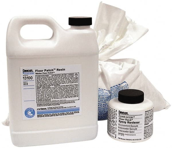 Devcon - 10 Lb Floor Repair - Light Gray, 18 Sq Ft at 1/4" Coverage - Exact Tooling