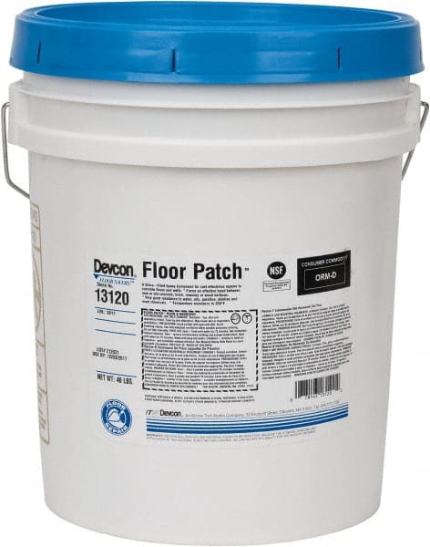 Devcon - 40 Lb Floor Repair - Light Gray, 18 Sq Ft at 1/4" Coverage - Exact Tooling