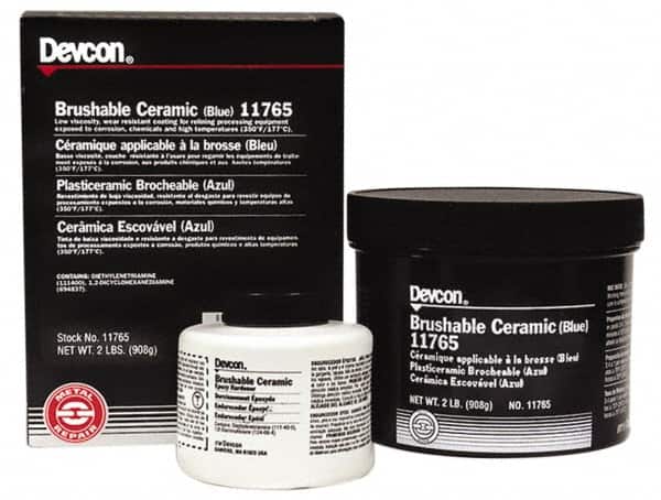 Devcon - 2 Lb Pail Two Part Epoxy - 40 min Working Time, 2,000 psi Shear Strength - Exact Tooling