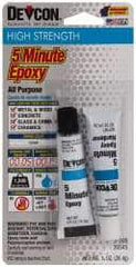 Devcon - 0.5 oz Tube Two Part Epoxy - 4 to 5 min Working Time - Exact Tooling