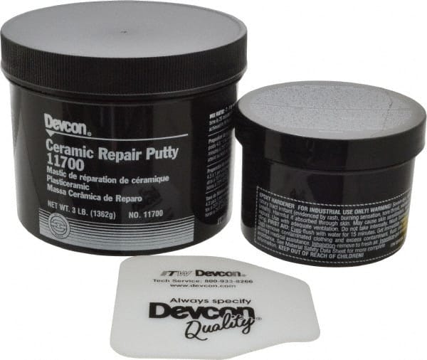 Devcon - 3 Lb Pail Two Part Epoxy - 25 min Working Time, 2,000 psi Shear Strength - Exact Tooling