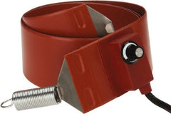 Value Collection - 3" Wide, 55 Gallon Wrap-Around Drum Heater with Thermostat - 240 Volt, 70°F to 425°F Thermostat Rating - Exact Tooling