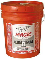 Tap Magic - Tap Magic Aluminum, 5 Gal Pail Cutting & Tapping Fluid - Semisynthetic, For Boring, Broaching, Drilling, Engraving, Facing, Milling, Reaming, Sawing, Threading, Turning - Exact Tooling