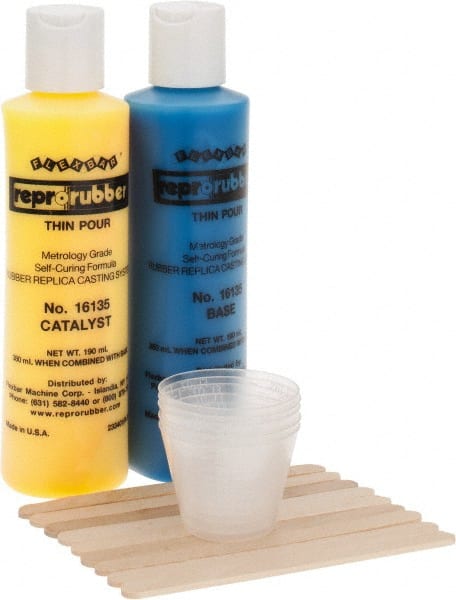 Flexbar - 380 ml Thin Pour Kit - Metrology Casting Material - Exact Tooling