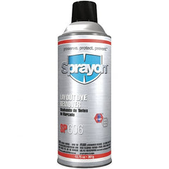 Sprayon - Layout Fluid Remover - 16 Ounce Aerosol Can, 12-3/4 Ounce Net Fill - Exact Tooling