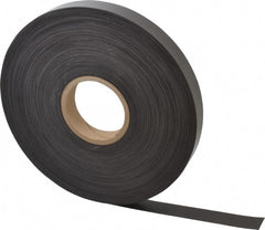 Mag-Mate - 200' Long x 1" Wide x 1/32" Thick Flexible Magnetic Strip - 8 Lb Max Pull Force, 4 Linear Ft/Lb Magnetic Pull Force, Plain Back - Exact Tooling
