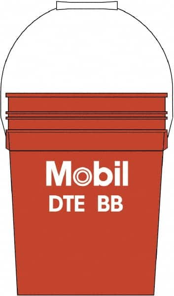 Mobil - 5 Gal Pail Mineral Circulating Oil - 150°C, SAE 50, ISO 220, 218 cSt at 40°C & 18.8 cSt at 100°F - Exact Tooling