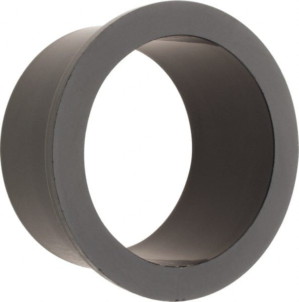 Poly Hi Solidur - 1-1/2" Inside x 1-3/4" Outside Diam, Nylon Sleeve Bearing - 2" Outside Diam, 1/8" Flange Thickness, 1" OAL - Exact Tooling