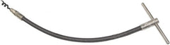 Made in USA - 7-1/4" OAL Flexible Shaft - 1/4" Cork Diam, 5/32" Shaft Diam, For 1/4 to 5/16" Packing Size - Exact Tooling