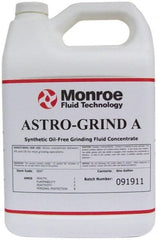 Monroe Fluid Technology - Astro-Grind A, 1 Gal Bottle Grinding Fluid - Synthetic, For Light Machining - Exact Tooling