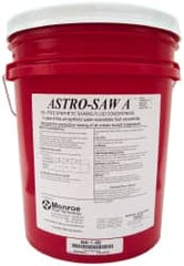 Monroe Fluid Technology - Astro-Saw A, 5 Gal Pail Sawing Fluid - Water Soluble - Exact Tooling
