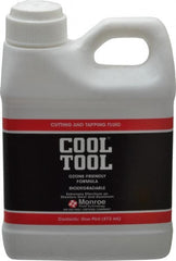 Monroe Fluid Technology - Cool Tool, 1 Pt Can Cutting & Tapping Fluid - Straight Oil, For Blanking, Boring, Broaching, Drilling, Hobbing, Milling, Reaming, Tapping, Turning - Exact Tooling