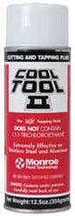 Monroe Fluid Technology - Cool Tool II, 1 Lb Aerosol Cutting & Tapping Fluid - Straight Oil, For Blanking, Boring, Broaching, Drilling, Hobbing, Milling, Reaming, Tapping, Turning - Exact Tooling