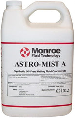 Monroe Fluid Technology - Astro-Mist A, 1 Gal Bottle Grinding Fluid - Synthetic, For Light Machining - Exact Tooling
