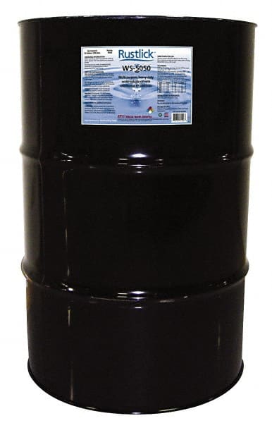 Rustlick - Rustlick WS-5050, 55 Gal Drum Cutting & Grinding Fluid - Water Soluble, For Broaching, CNC Machining, Drilling, Milling - Exact Tooling