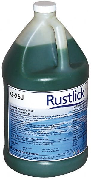 Rustlick - Rustlick G-25J, 1 Gal Bottle Grinding Fluid - Synthetic, For Blanchard Grinding, General-Purpose Grinding, Surface - Exact Tooling