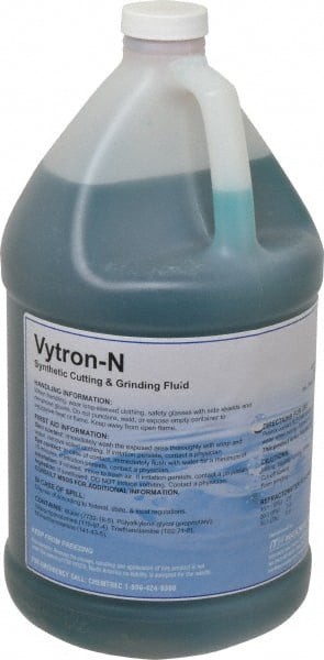 Rustlick - Rustlick Vytron-N, 1 Gal Bottle Cutting & Grinding Fluid - Synthetic, For Drilling, Milling, Sawing, Tapping, Turning - Exact Tooling