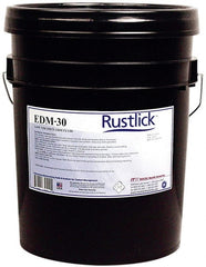 Rustlick - Rustlick EDM-30, 5 Gal Pail EDM/Dielectric Fluid - Straight Oil, For Electric Discharge Machining - Exact Tooling